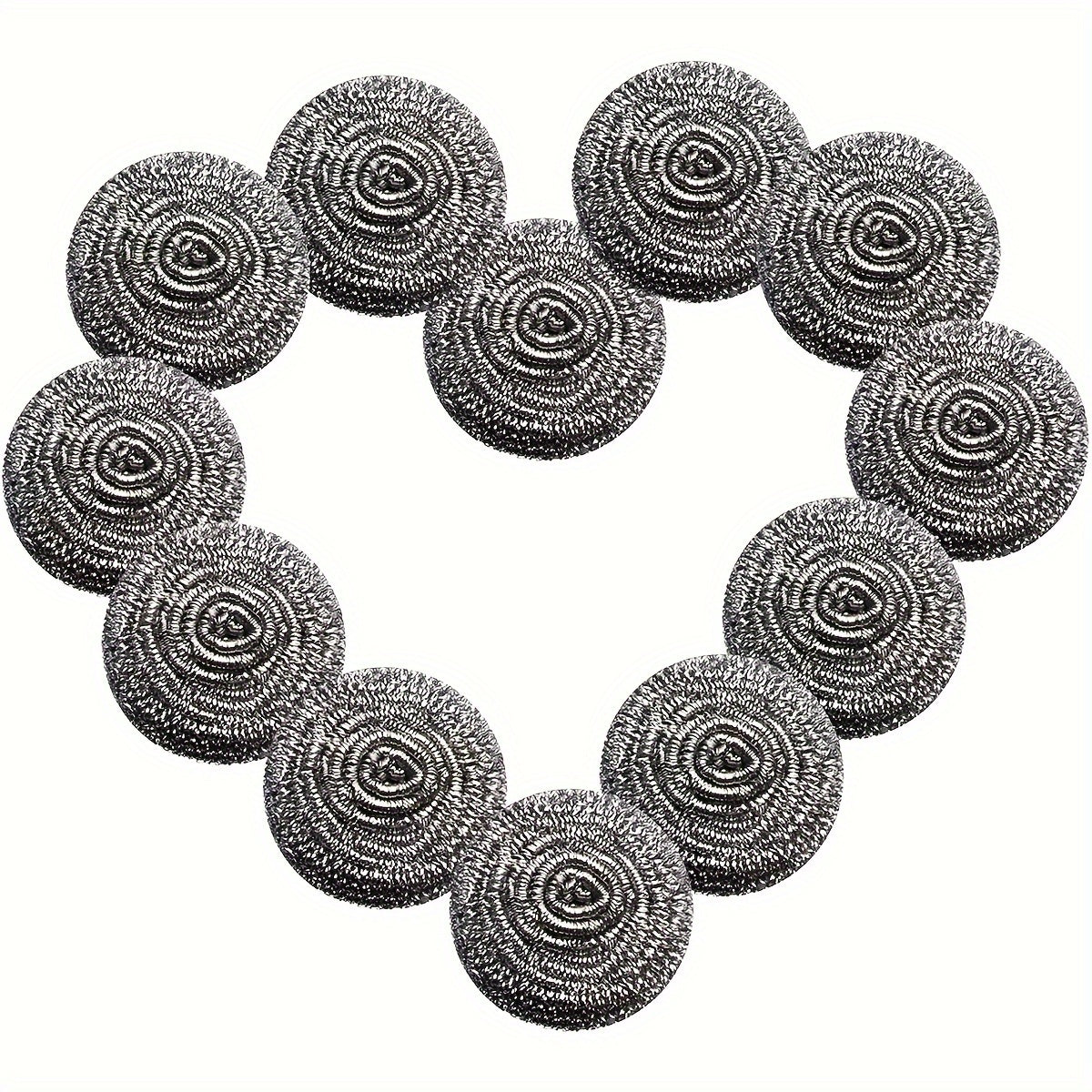 Durable stainless steel scrubber