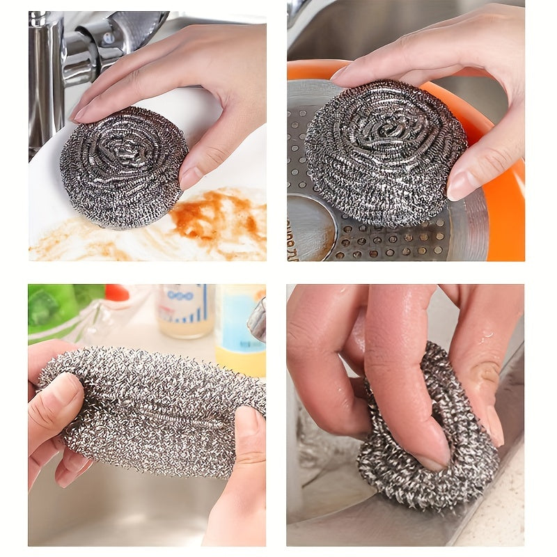 Durable stainless steel scrubber