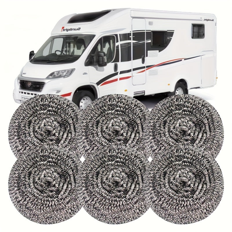 Durable stainless steel scrubber