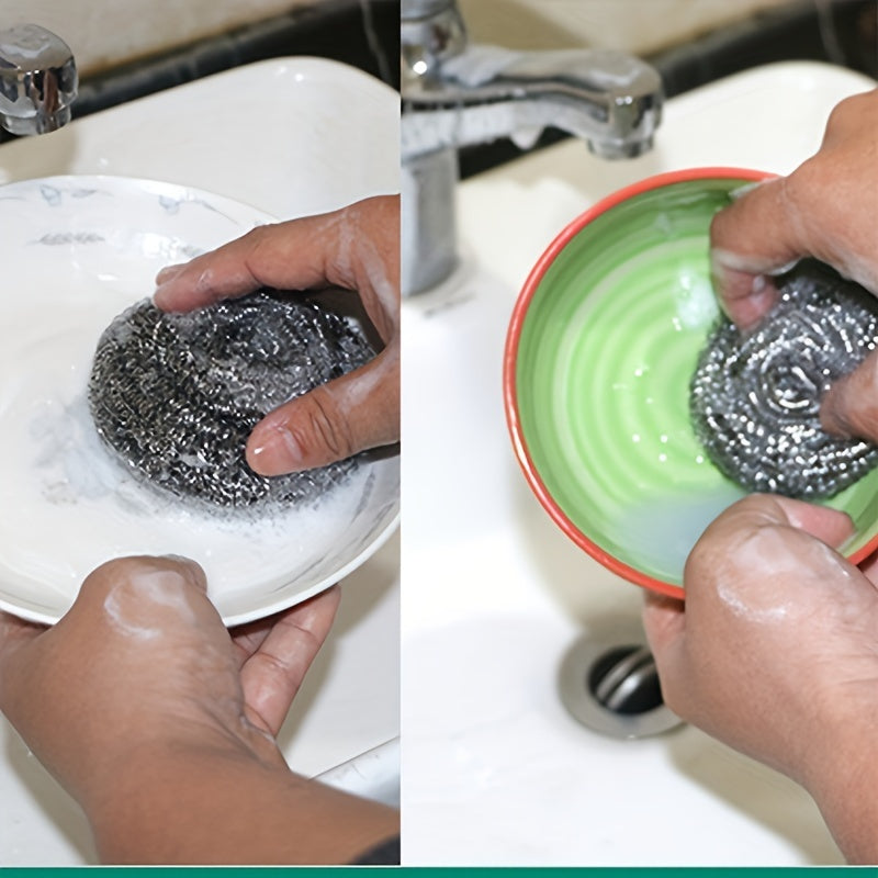 Durable stainless steel scrubber