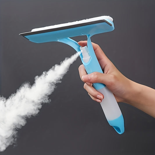 Versatile 2-in-1 Glass Wiper & Sprayer: Ultimate Shine for Home & Car - Perfect for Mirrors, Windows & Beyond