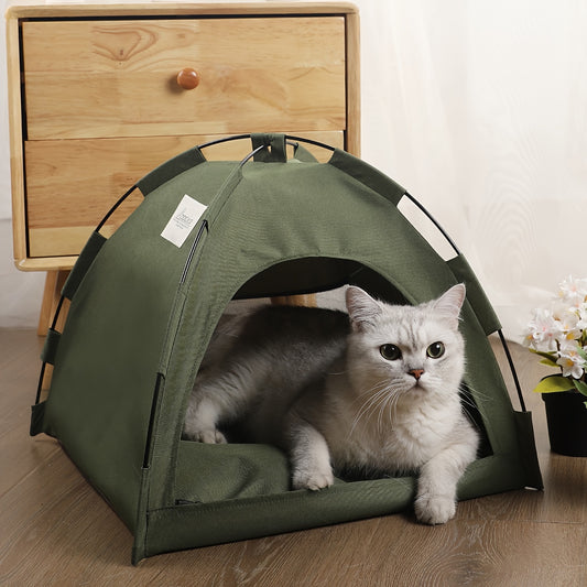 Cozy Companion Pet Tent - Ultra Soft, Comfortable, and Spacious Sleeping Nest with Solid Color Design for Cats and Dogs - Portable, Easy to Assemble, and Machine Washable