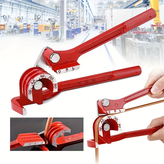 1PC3 in 1 Manual Pipe Bender | Metal Lever Tube Bending Pliers | 180 Degree Multi-Size 6-10mm Tube Bender | Copper Tube Mechanical Operation | Refrigeration and Plumbing Tools - No Electricity Required