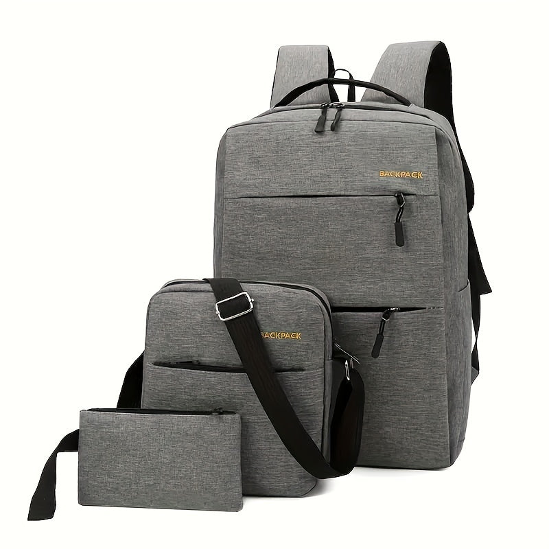 2 Piece Travel Laptop Backpack Set, Durable Computer Bag