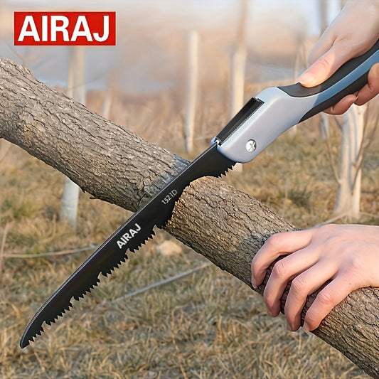 AIRAJ Folding Saw Carpenter Folding Hacksaw Multi-function Cutting Wood Sharp Camping Garden Logging Saw Tree Cutter Hand Tool
