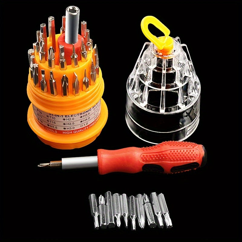 31 in 1 Precision Magnetic Screwdriver Set, Multi-function Hand Screw Tool