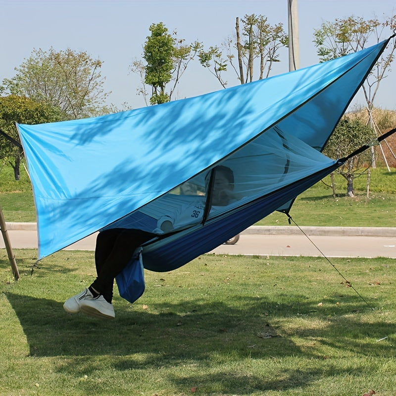 Outdoor Camping Portable Canopy, Diamond Shaped Silver Plated Gazebo Sun and Rain Protection Awning