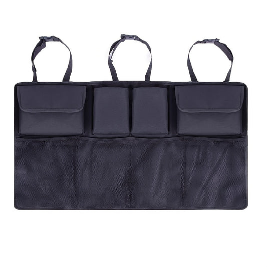 Spacious Oxford Cloth Car Trunk Storage Bag - Durable hanging bag for organized car storage - easy access and visibility