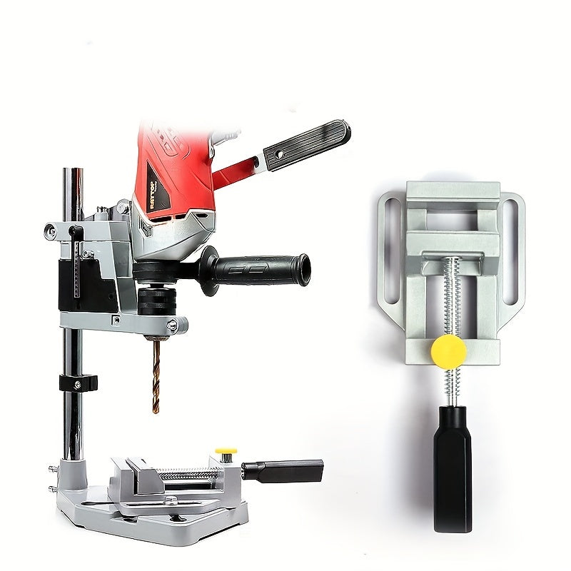 Multifunctional Mini Woodworking Drill Stand - Quick Installation, Cordless Drill Stand for Home DIY Projects