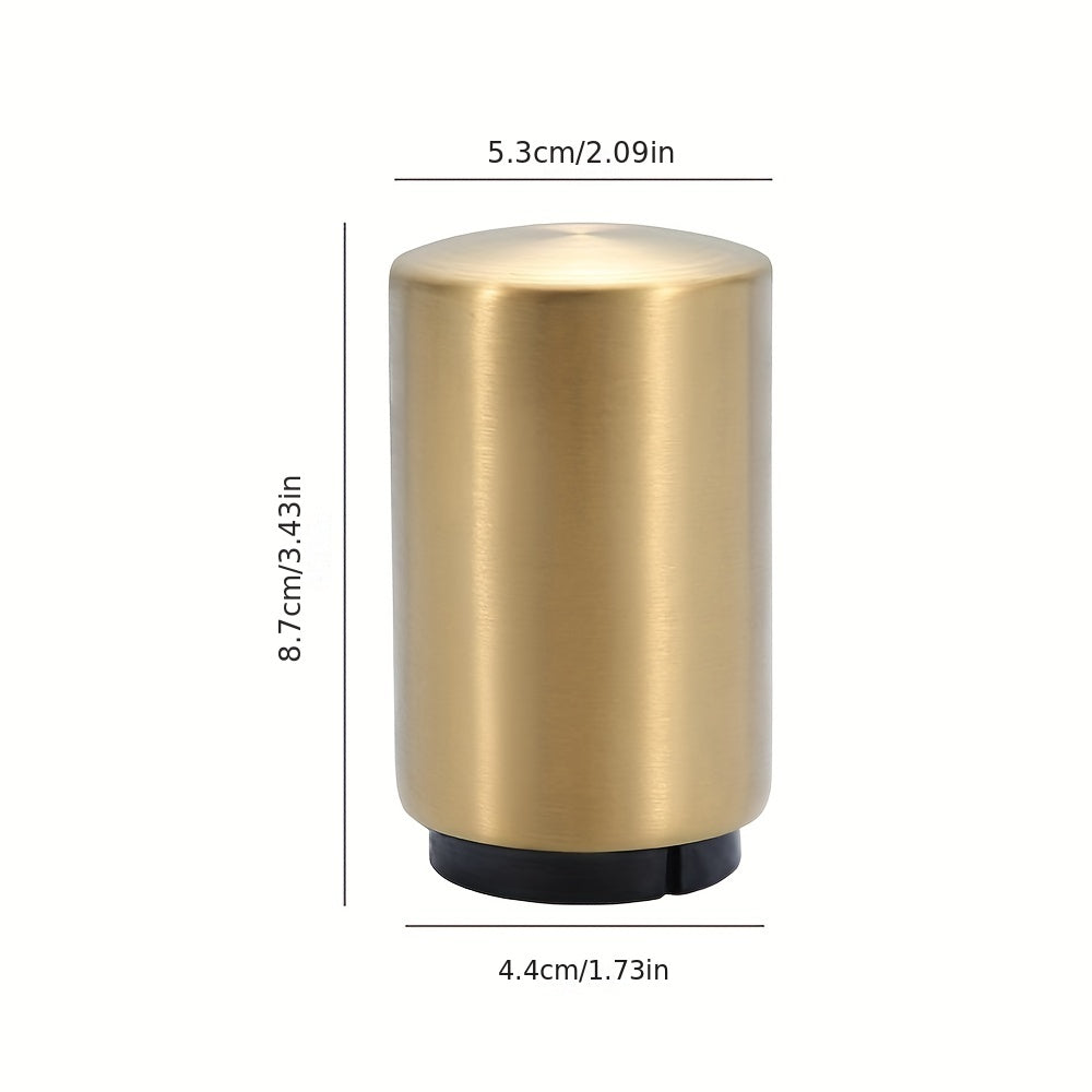 Stainless Steel Automatic Press Bottle Opener - Easy Soda Bottle Cap Remover with Magnet - Easy to Use Kitchen Gadget for Restaurants, Bars and Home Use, Ideal Eid Al Adha Gift