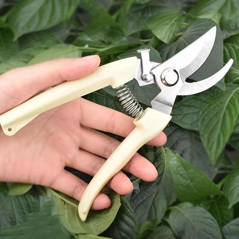2-Pack Stainless Steel Garden Shears - Great for Pruning, Trimming and Trimming Branches and Flowers Gardening Pruning Shears Plants Garden Shears