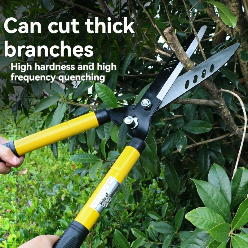 1 Pack Heavy Duty Garden Pruning Shears - High Carbon Steel, Modern Style, Suitable for Mowing Lawns and Hedges, Branch Cutting Tools