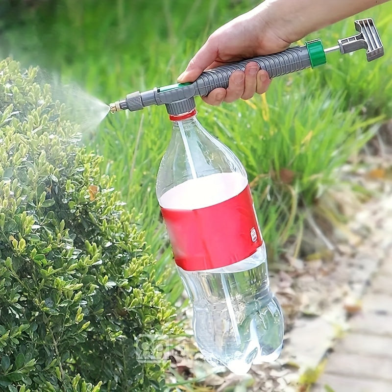 Manual High Pressure Hand Pump Sprayer with Adjustable Nozzle, Mosquito Killer, Garden and Lawn Pest Control, Durable Plastic, No Electricity or Batteries Required
