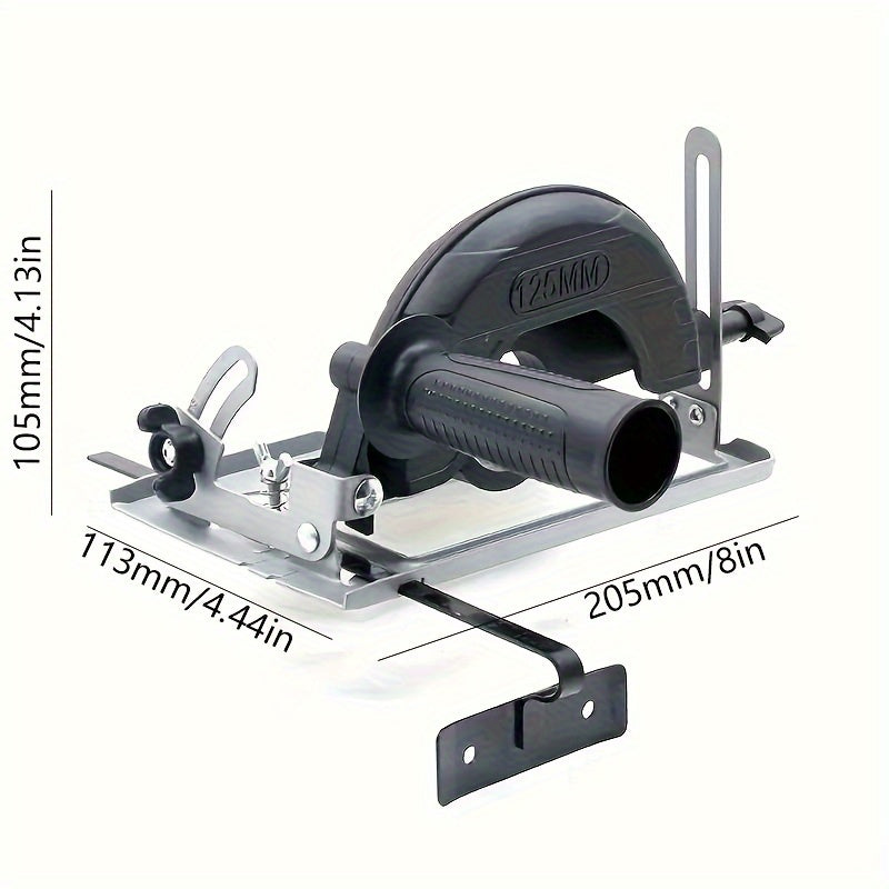 1 Angle Grinder Stand, New Angle Grinder, Angle Grinder Base, Multi-Accessory Uses, Multi-Function Marble Machine Stand Tool Accessory, 45 Degree Adjustable, Upgrade your home workshop with the Angle Grinder Stand Kit!