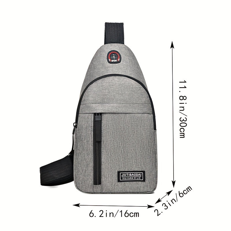 New Fashion Chest Bag Men's Messenger Bag Canvas Shoulder Bag
