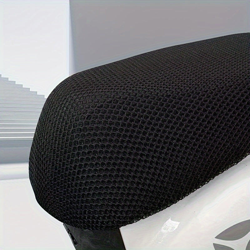 1pc non-slip breathable honeycomb mesh seat cover battery car sunscreen seat cover electric motorcycle four seasons universal