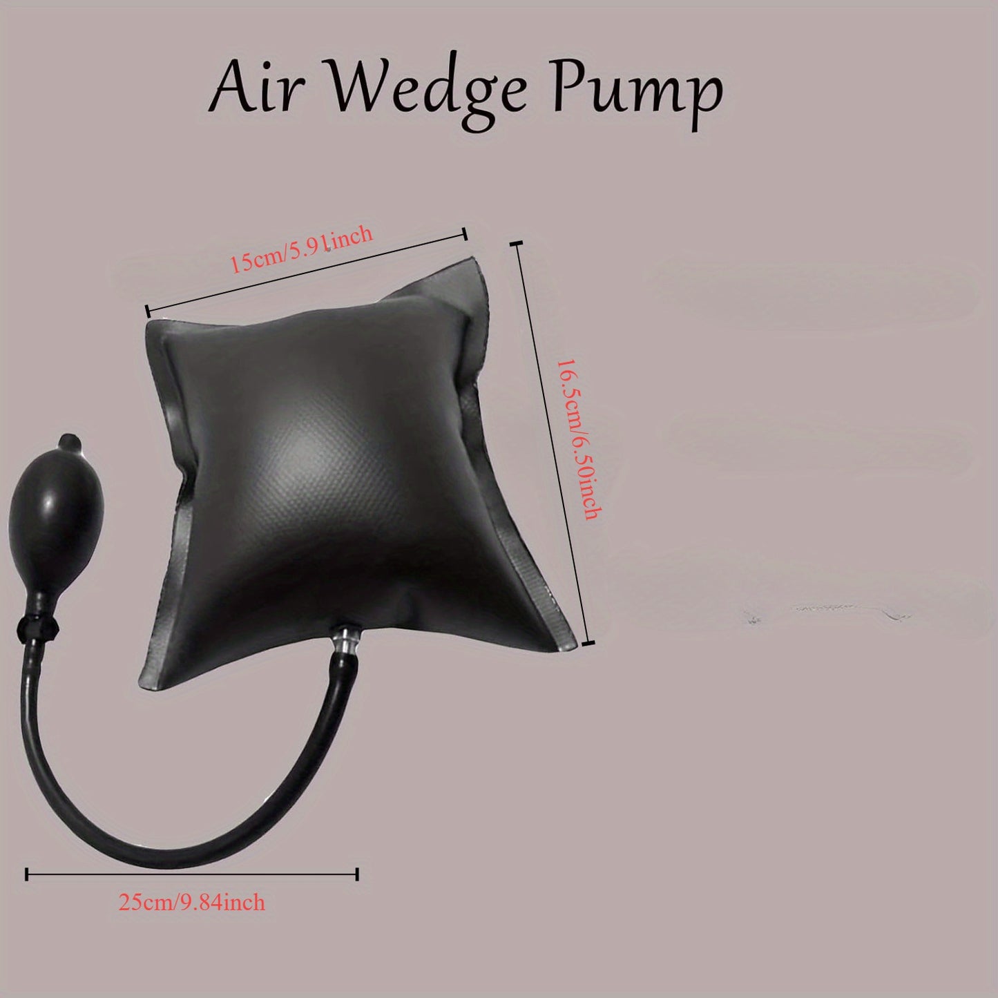 Multi-function Air Wedge Pump - Adjustable Inflatable Shim Bag for Car Leveling and Alignment, Great for Door Installation and Home Use, Durable TPU Material, Supports up to 136.08KG