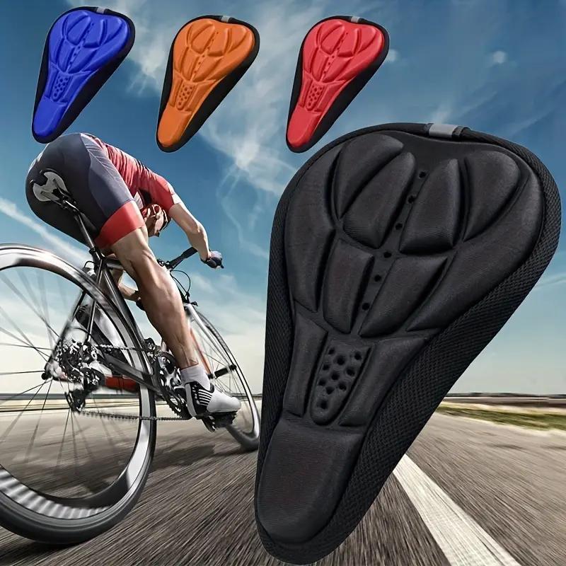 3D Soft Foam Bicycle Seat Cover - Breathable, Washable MTB and Road Cycling Saddle