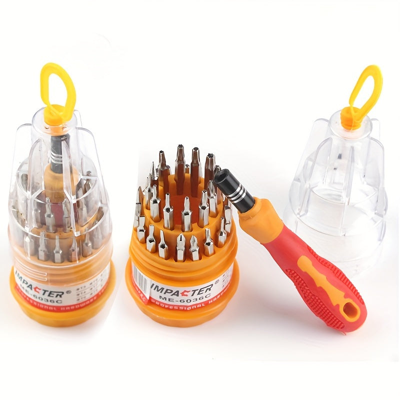 31 in 1 Precision Magnetic Screwdriver Set, Multi-function Hand Screw Tool