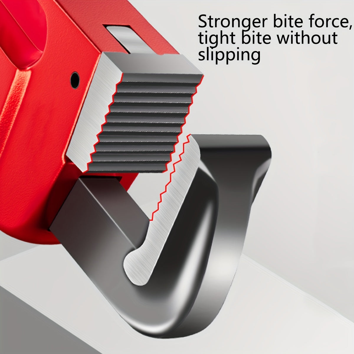 Heavy-Duty Adjustable Straight Pipe Wrench Set - 8 Inch/10 Inch/12 Inch Versatile Plumbing Wrench with Heat Treated Adjustable Jaw, Soft Grip Handle, and Durable Construction for Efficient Household Plumbing Repairs, Red