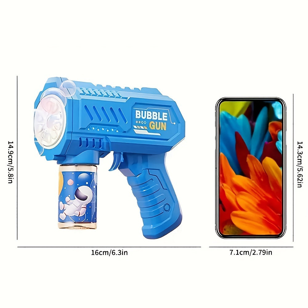 LED Bubble Gun - Great for Outdoor Parties, Weddings, Beach and Pool Entertainment - Electric Bubble Machine for Halloween, Christmas and Birthday Gifts - Liquid and Batteries Not Included