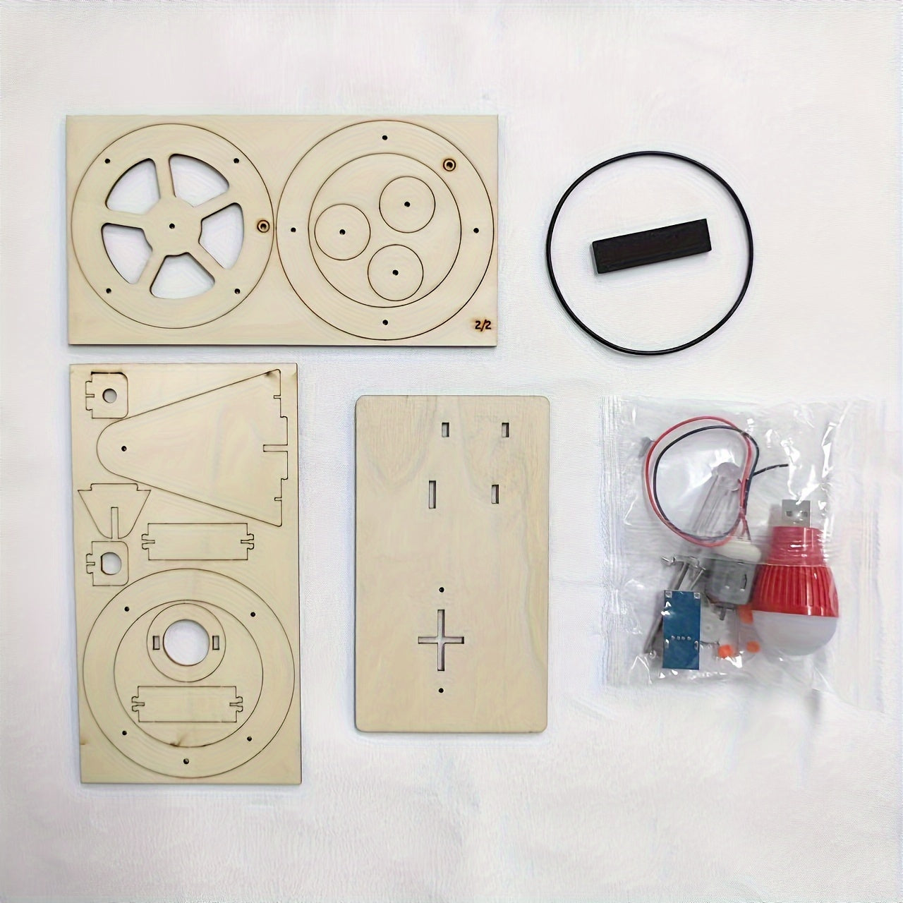 1pc Creative Science Generator Kit - Learn Wind Power Generation Principle, DIY Hand-Build Device, Develops Critical Thinking, Problem-Solving Skills, Perfect for Students, Science Enthusiasts, and STEM Education