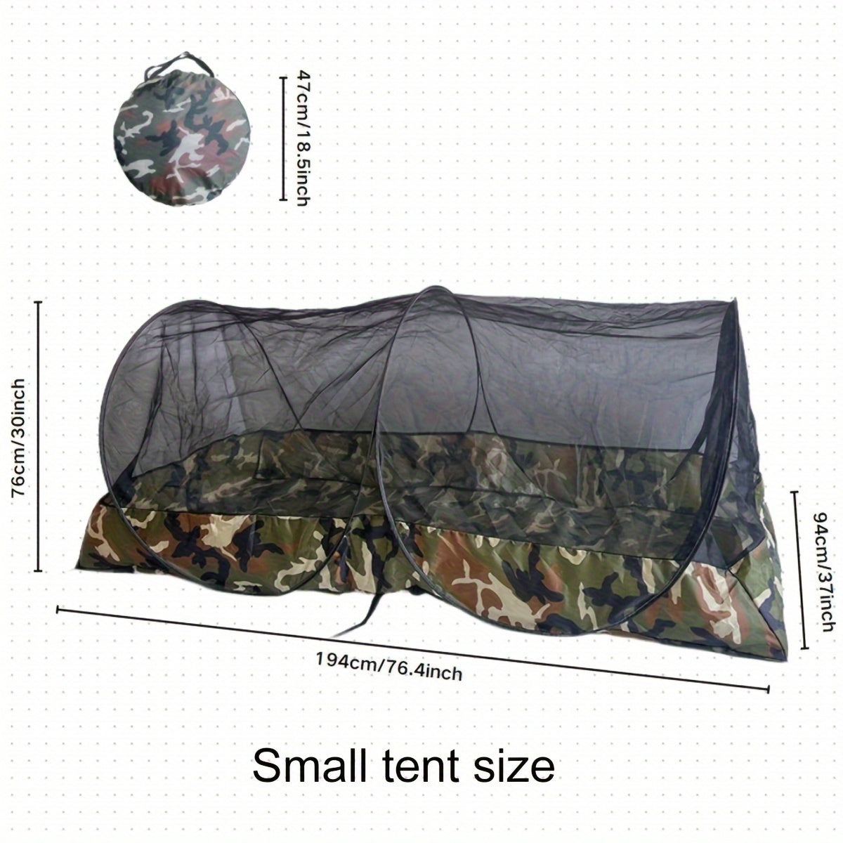 Premium Outdoor Camping Mosquito Net - Durable, Portable and Easy to Install, Great for BBQs, Picnics, Hiking and Backyard Adventures