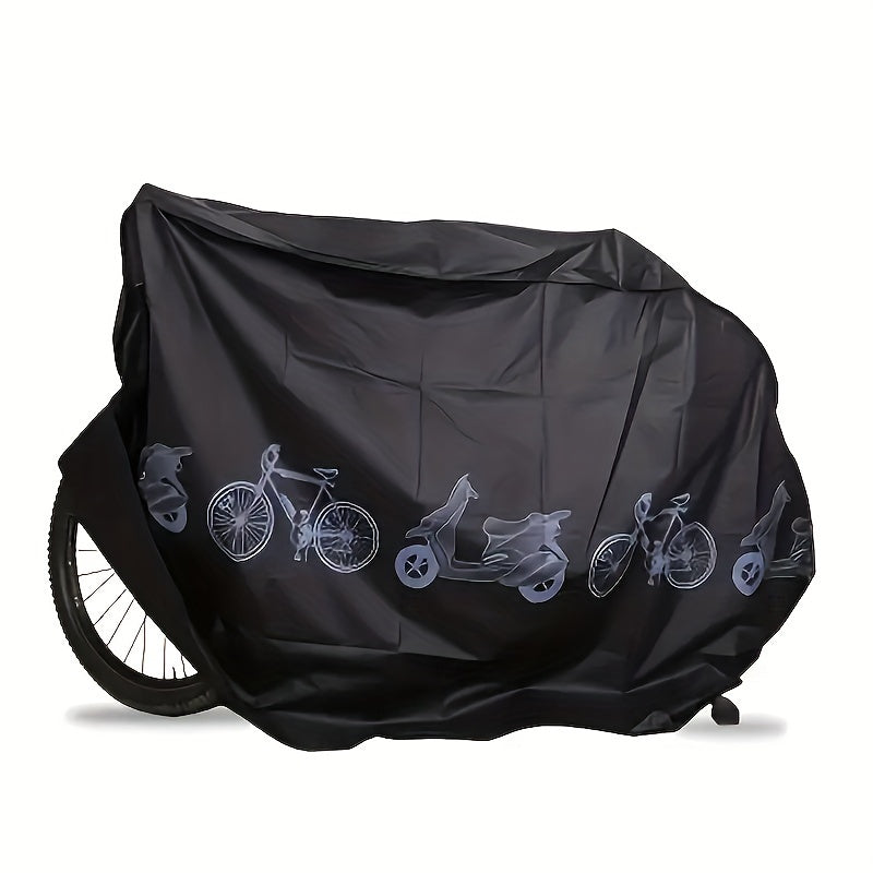 All-weather bike cover - Suitable for e-bikes, mountain bikes and motorcycles - Durable EVA material - Hand wash or dry clean