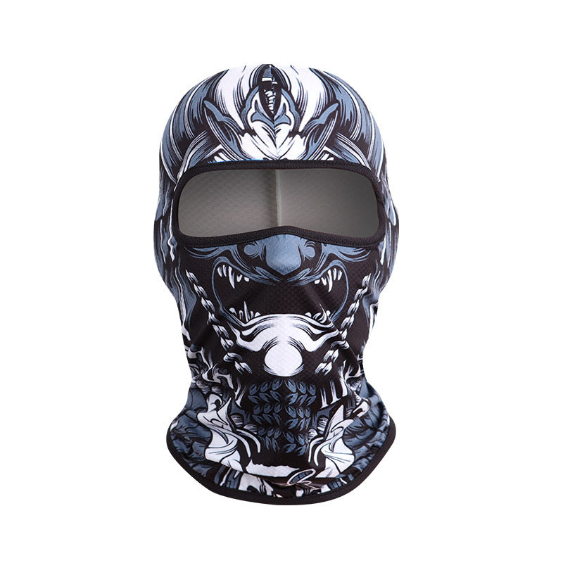Stay cool and dry: The ultimate balaclava for outdoor cycling - Men's quick-drying sweat-wicking Halloween skull mask