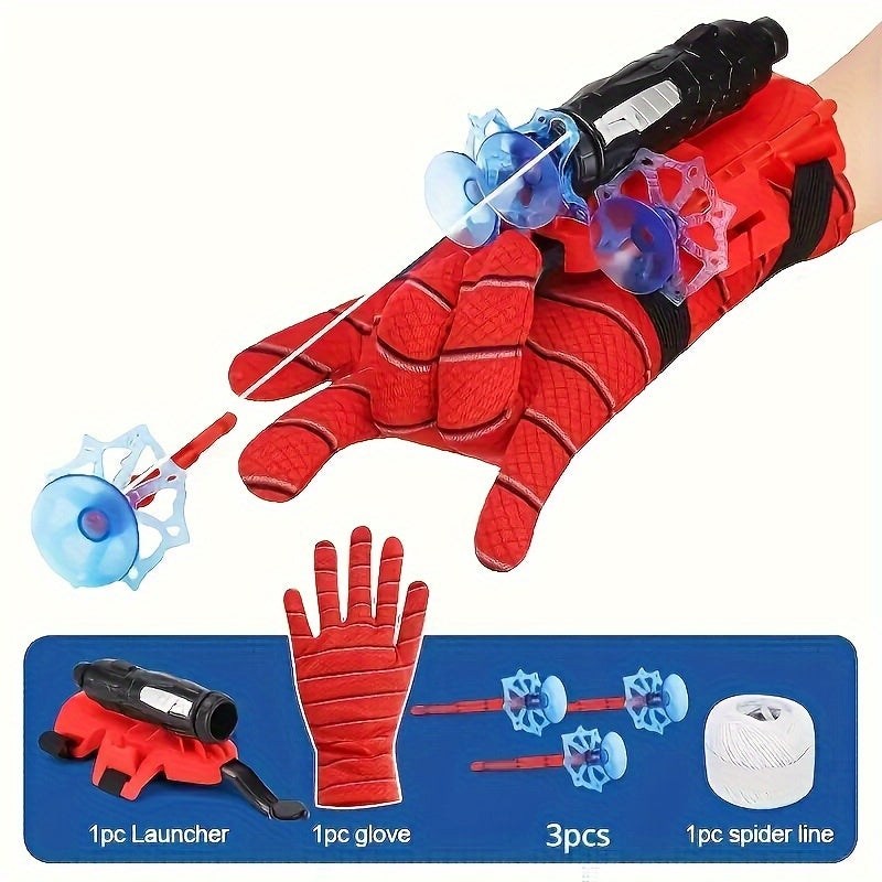 1pcs Kids Toy Spider Web Launcher, Spider Web Shooting Gloves Set, Creative Toys, Suitable for Kids Gifts, Birthday Gifts, Christmas Gifts!