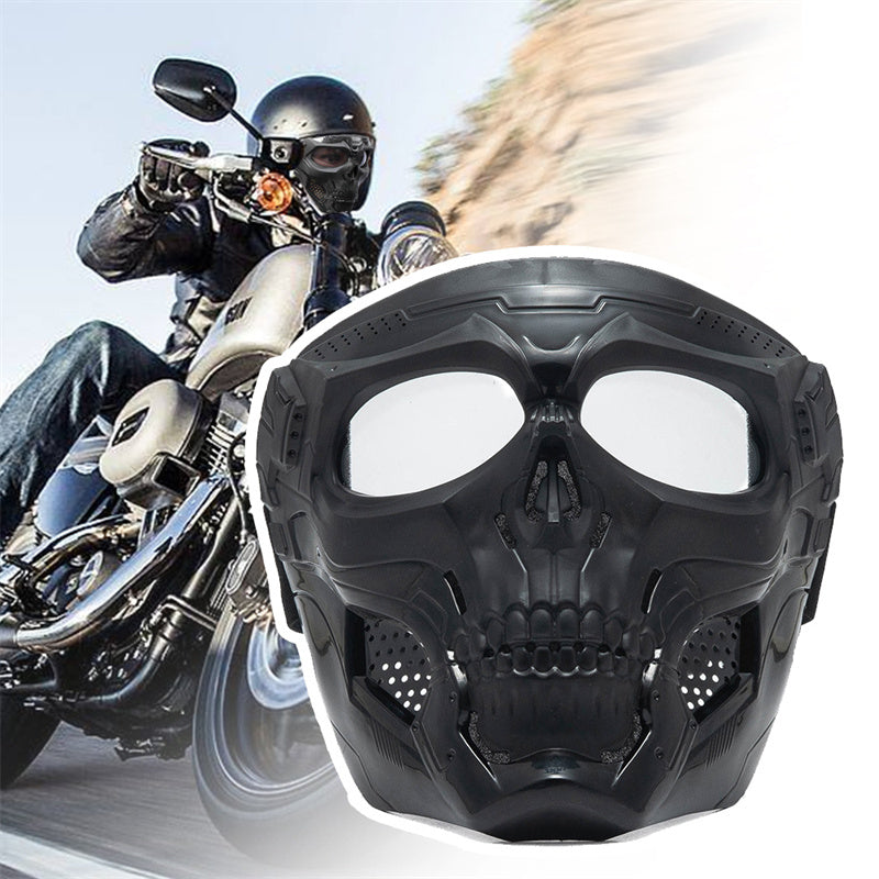 Skull Mask Tactical Full Face Protection Outdoor Cycling Windproof Goggles