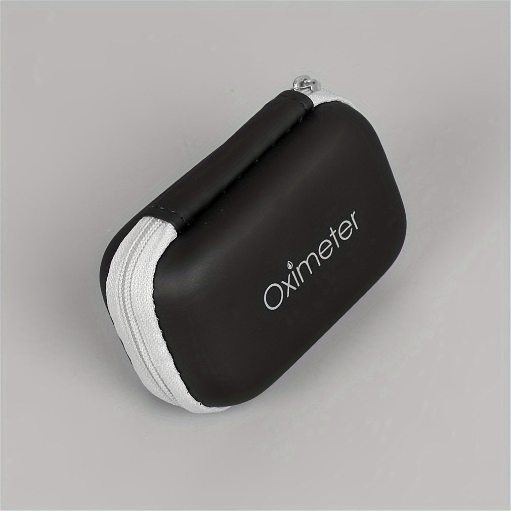Durable Fingertip Pulse Oximeter Case with Secure Zipper - Portable Protective Carrying Bag