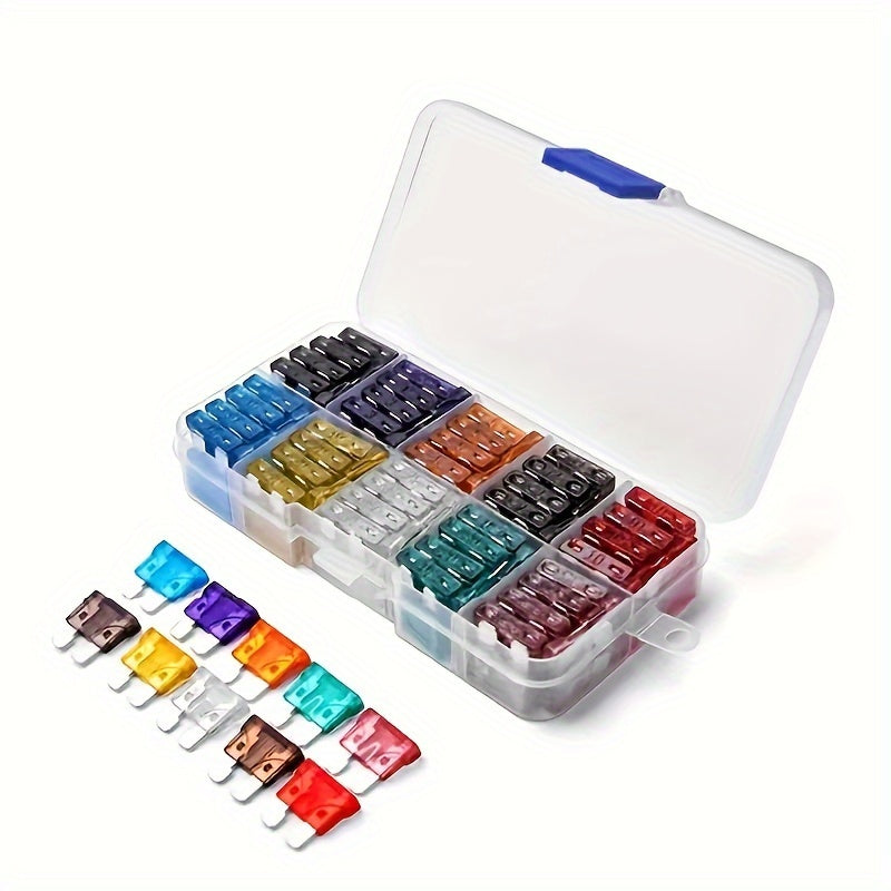 100 Piece Premium Medium Blade Automotive Fuse Combo Kit
