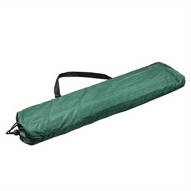 Versatile Orange/Green Canopy Tent Kit with 2 Poles, 8 Grommets, 6 Ground Stakes, 6 Guy Ropes and Storage Bag - Perfect for Outdoor Adventures, Sun and Rain Protection
