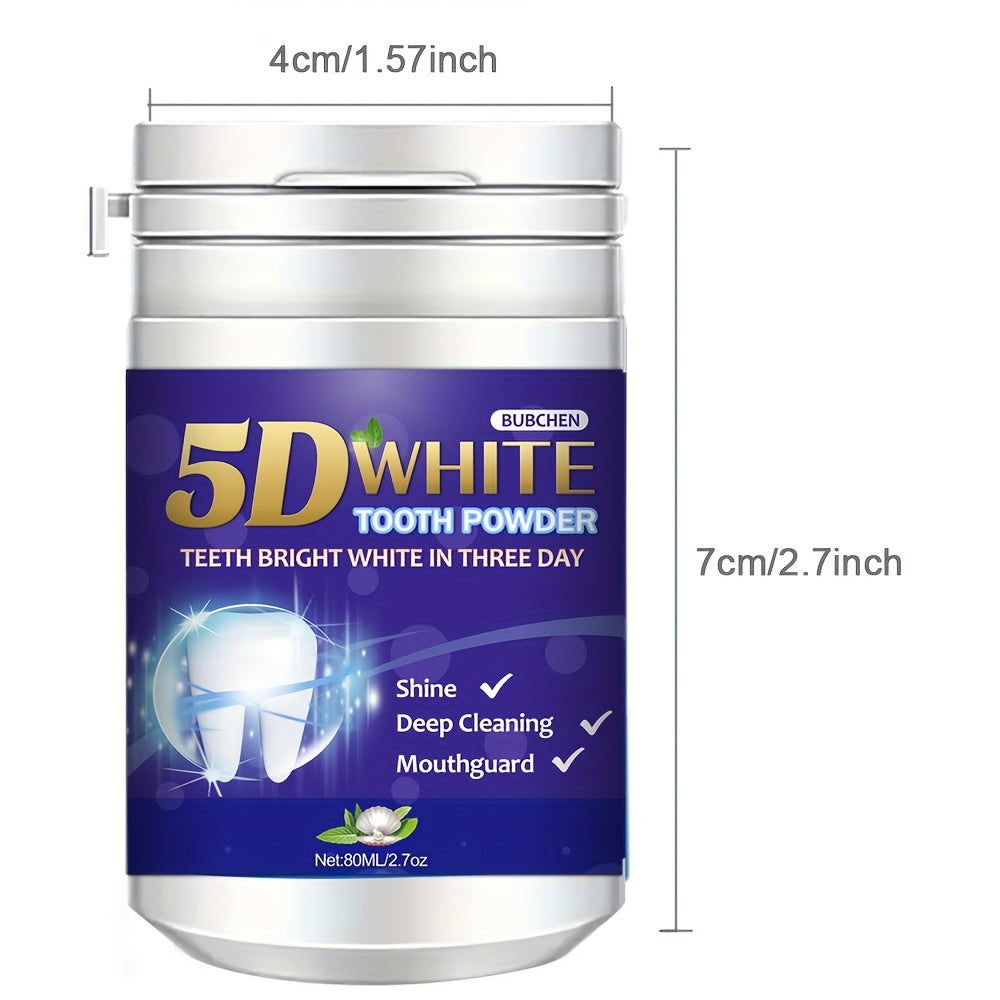 ProFresh Teeth Whitening Powder - Oral Care Toothpaste for Deep Cleaning and Shine - Fresh Mint Flavor, Effective Stain Removal, Gentle on Gums, and Long-Lasting Fresh Breath