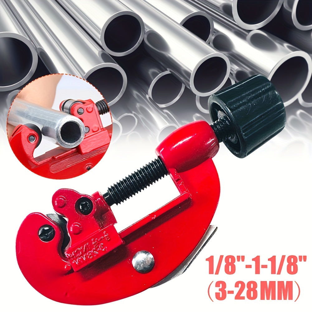 1pc Manual Pipe Cutter - Cutting Copper, Aluminum, PVC Pipe Cutter for 3-28mm Pipes - Durable and Easy-to-Use Handheld Cutting Tool for DIY and Professional Use