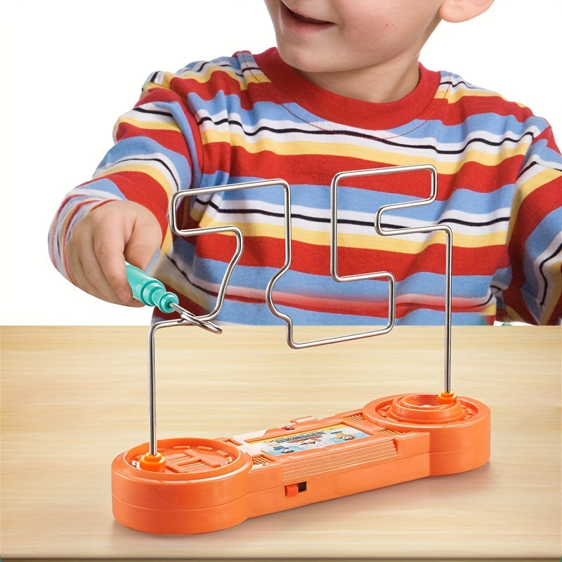 3D Line Maze Puzzle with Electric Shock Pen