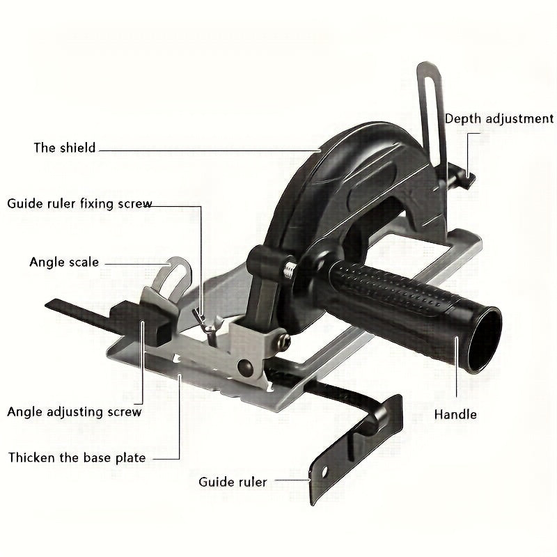 1 Angle Grinder Stand, New Angle Grinder, Angle Grinder Base, Multi-Accessory Uses, Multi-Function Marble Machine Stand Tool Accessory, 45 Degree Adjustable, Upgrade your home workshop with the Angle Grinder Stand Kit!