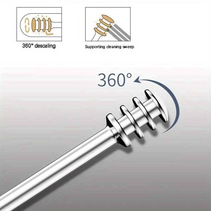 6pcs Stainless Steel Ear Wax Removal Kit Gentle And Effective Cleaning Tools