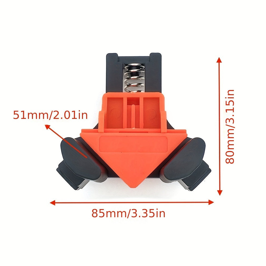 1 Pcs Easy-Grip Plastic Angle Clamps – 90° Framing and Woodworking Brackets for DIY and Professional Use
