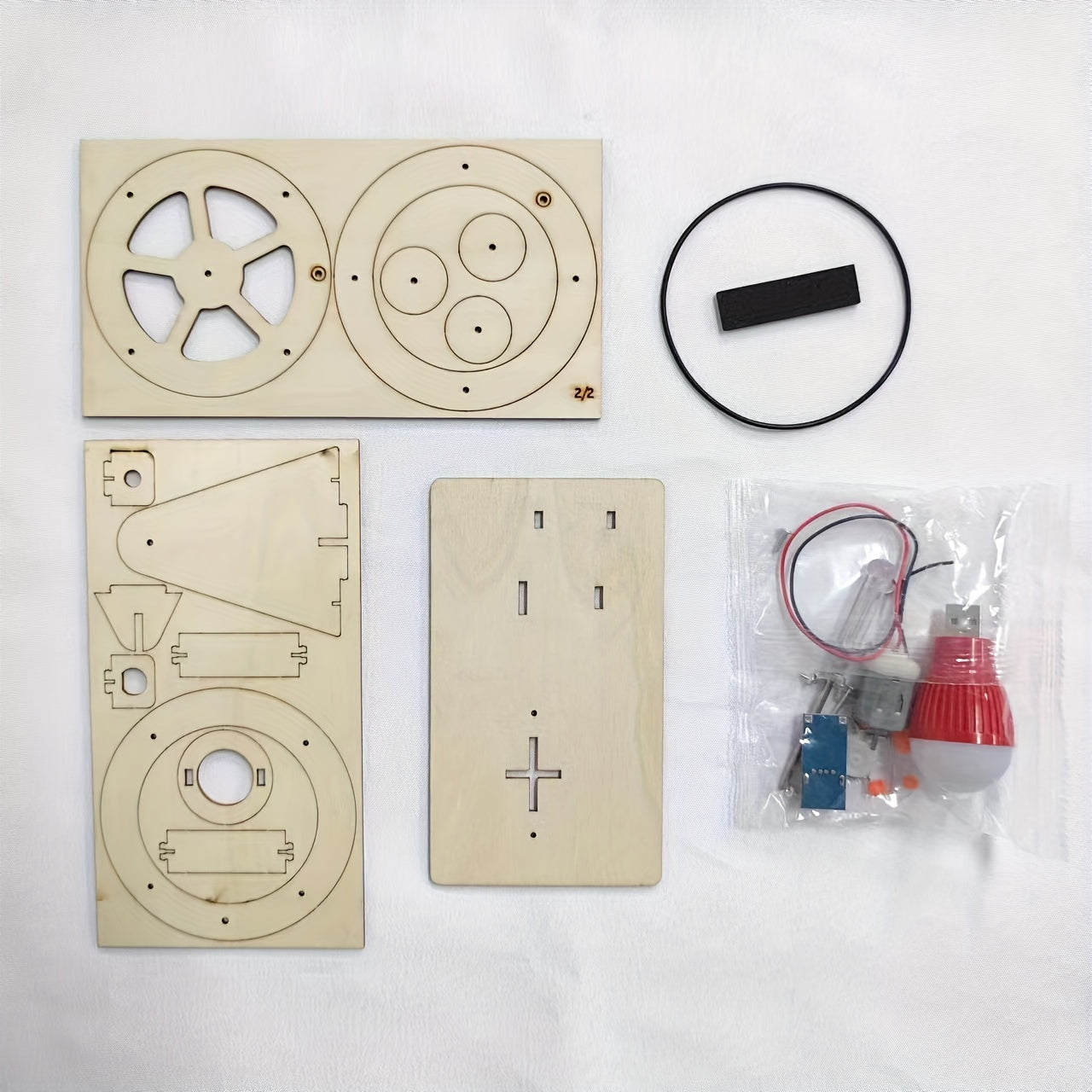 1pc Creative Science Generator Kit - Learn Wind Power Generation Principle, DIY Hand-Build Device, Develops Critical Thinking, Problem-Solving Skills, Perfect for Students, Science Enthusiasts, and STEM Education