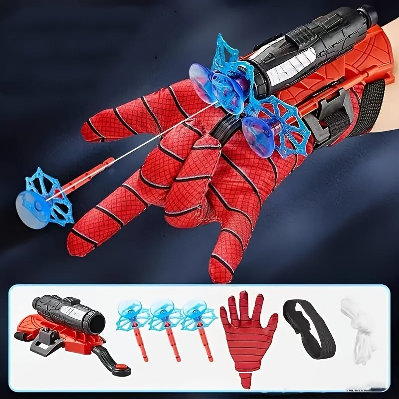 1pcs Kids Toy Spider Web Launcher, Spider Web Shooting Gloves Set, Creative Toys, Suitable for Kids Gifts, Birthday Gifts, Christmas Gifts!