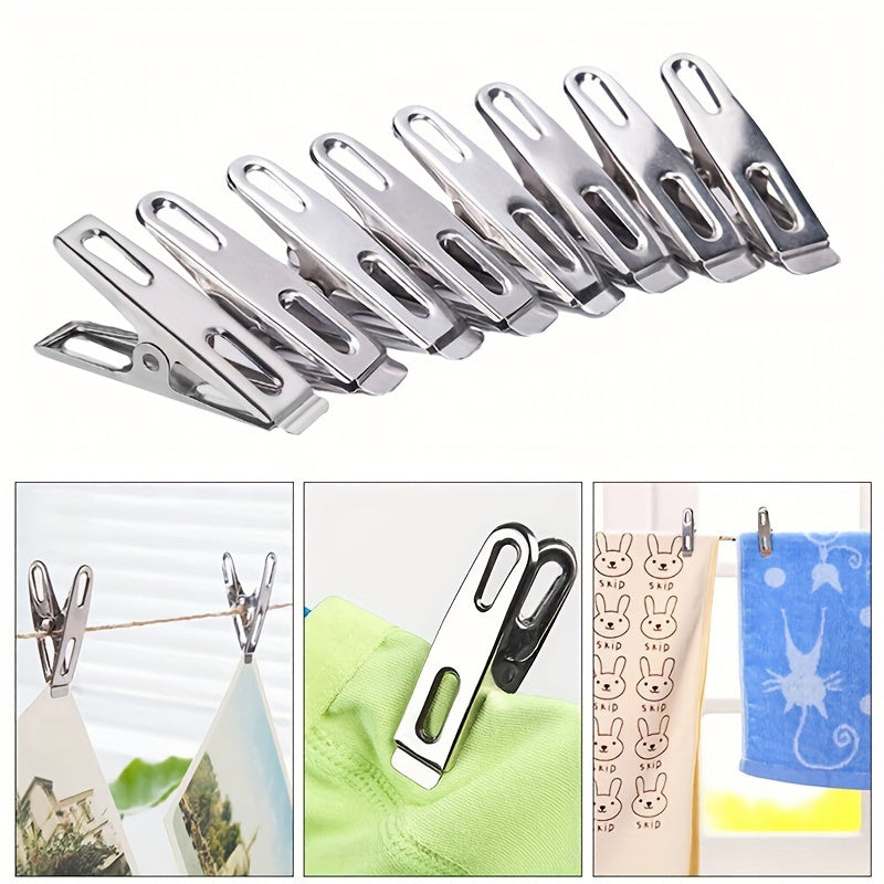 20 Pack Heavy Duty Stainless Steel Clothespins