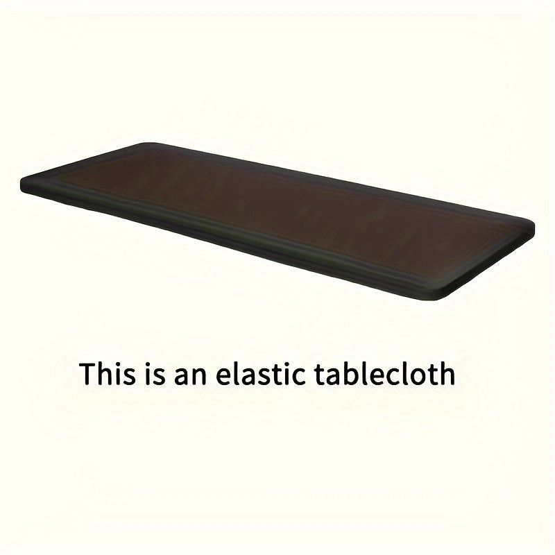 Stretchable Tablecloth - Washable and reusable, perfect for weddings, graduations, birthdays and housewarming parties - Durable polyester blend, stretchy for cocktail tables