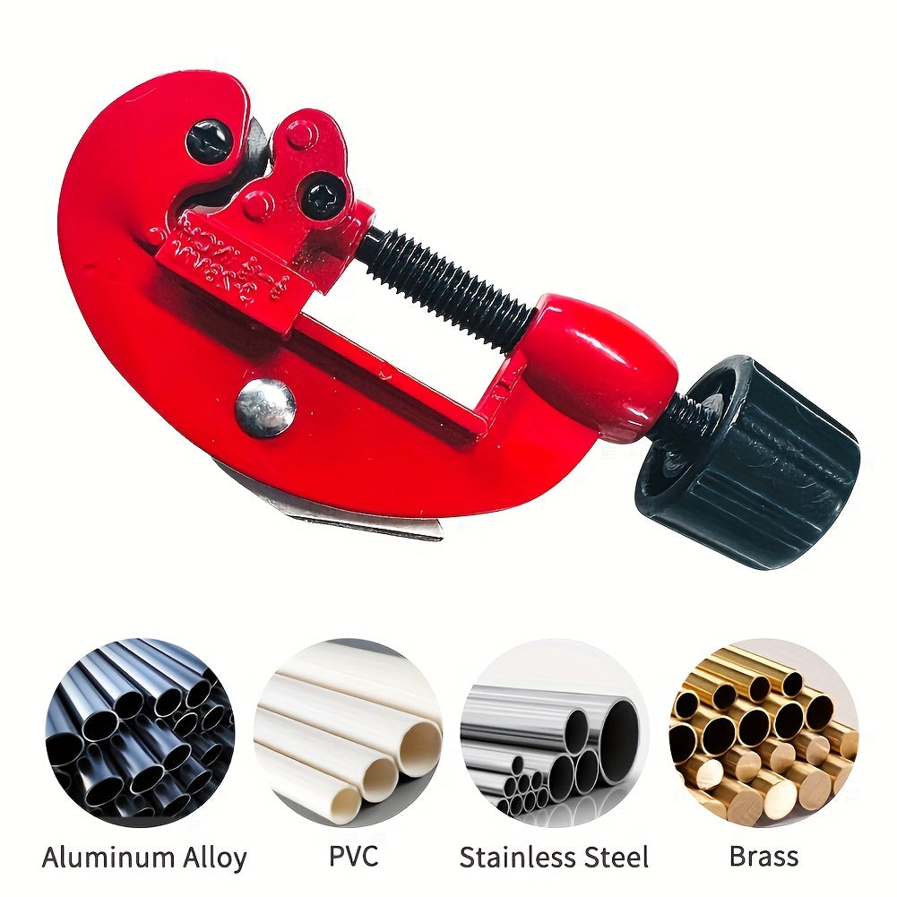 1pc Manual Pipe Cutter - Cutting Copper, Aluminum, PVC Pipe Cutter for 3-28mm Pipes - Durable and Easy-to-Use Handheld Cutting Tool for DIY and Professional Use