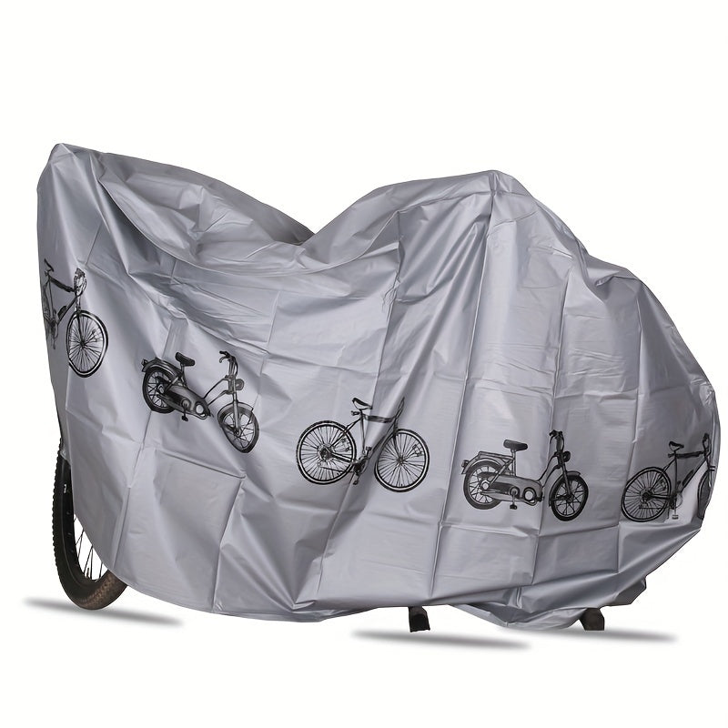 All-weather bike cover - Suitable for e-bikes, mountain bikes and motorcycles - Durable EVA material - Hand wash or dry clean