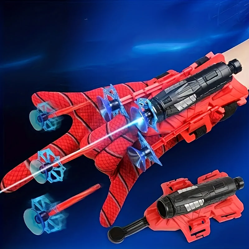 1pcs Kids Toy Spider Web Launcher, Spider Web Shooting Gloves Set, Creative Toys, Suitable for Kids Gifts, Birthday Gifts, Christmas Gifts!