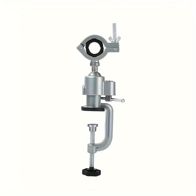 1-Piece Universal Multi-Purpose Stand - 360 Degree Rotatable, Adjustable Drill Clamp, Stand and Bracket - Perfect for Drills, Drill Presses and Handheld Drills
