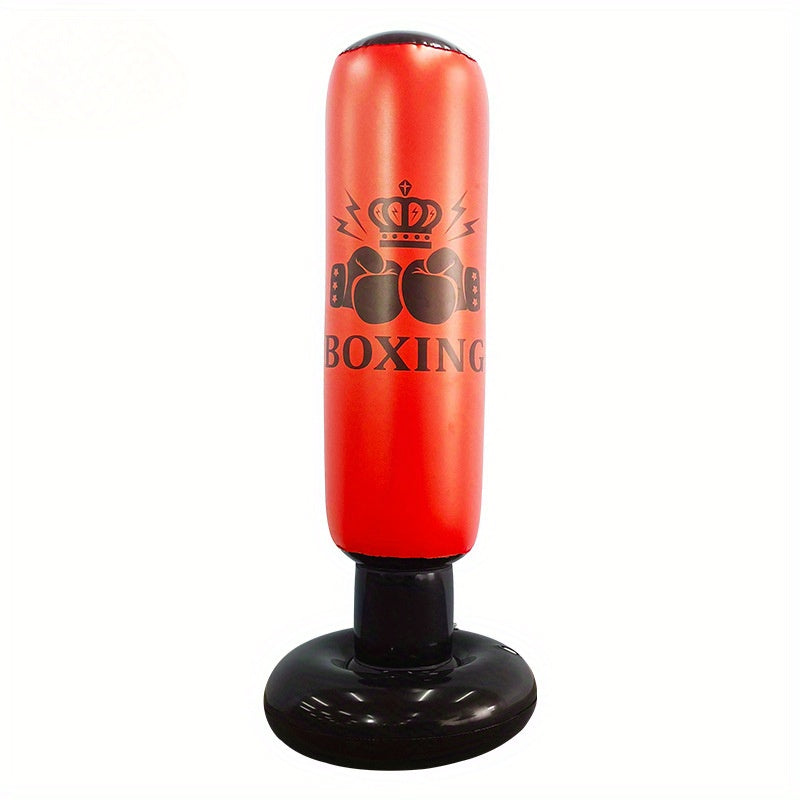 Inflatable PVC Boxing Post - Durable Punching Bag for Fighting Training