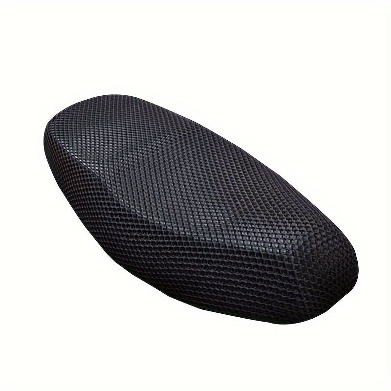 1pc non-slip breathable honeycomb mesh seat cover battery car sunscreen seat cover electric motorcycle four seasons universal